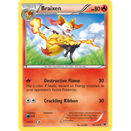 Braixen (Reverse Holo)