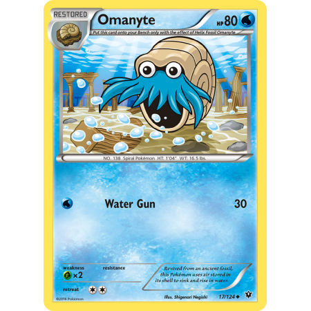Omanyte (Reverse Holo)