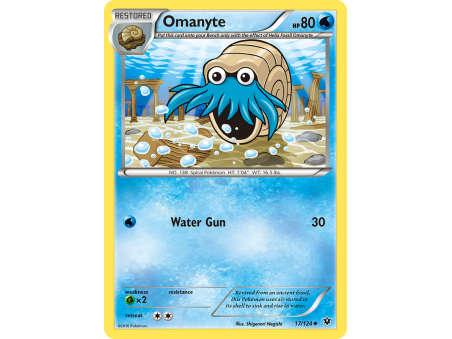 Omanyte (Reverse Holo)