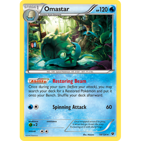 Omastar (Reverse Holo)
