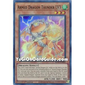 Armed Dragon Thunder LV3 (Super Rare)
