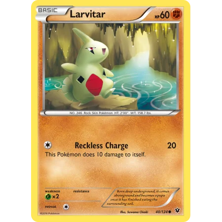 Larvitar (Reverse Holo)