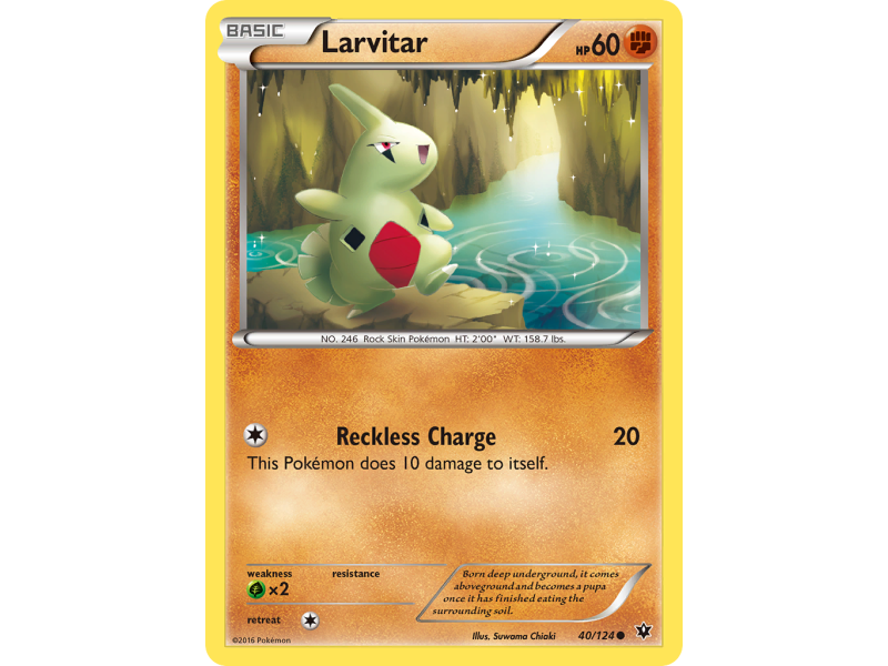 Larvitar (Reverse Holo)