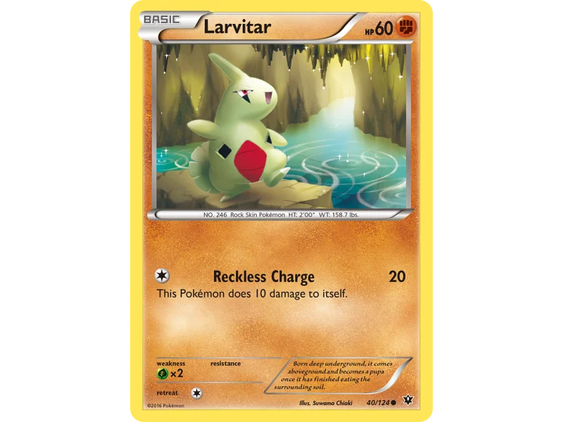 Larvitar (Reverse Holo)