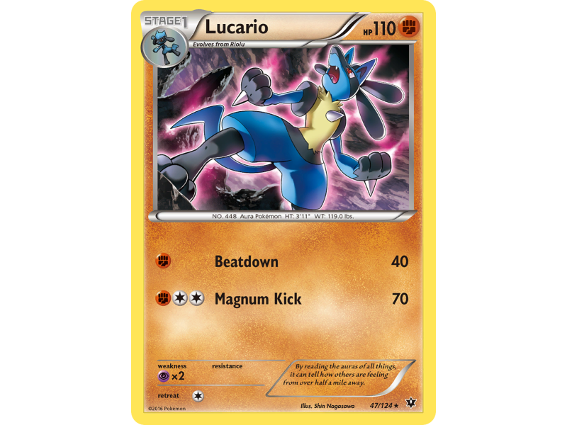 Lucario (Reverse Holo)
