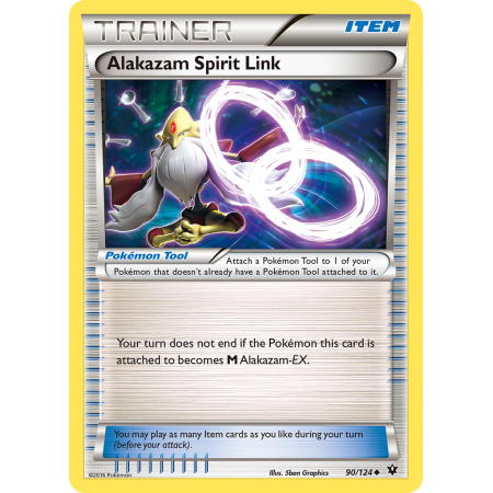 Alakazam Spirit Link (Reverse Holo)
