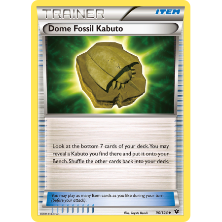 Dome Fossil Kabuto (Reverse Holo)