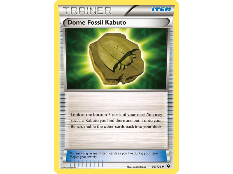 Dome Fossil Kabuto (Reverse Holo)