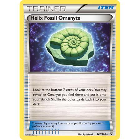 Helix Fossil Omanyte