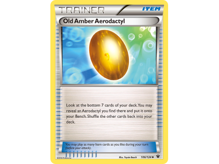 Old Amber Aerodactyl (Reverse Holo)