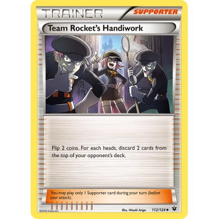 Team Rocket's Handiwork (Reverse Holo)