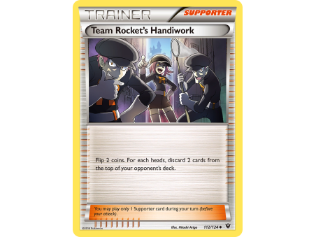 Team Rocket's Handiwork (Reverse Holo)