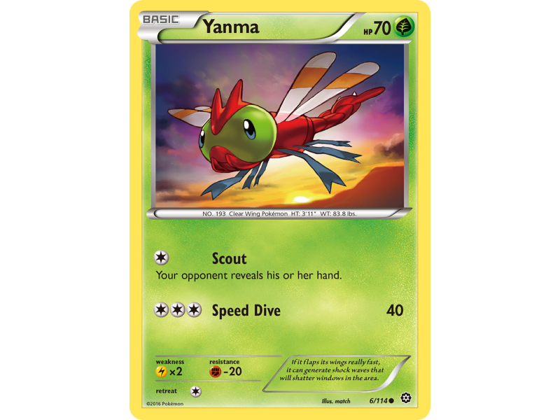 Yanma (Reverse Holo)