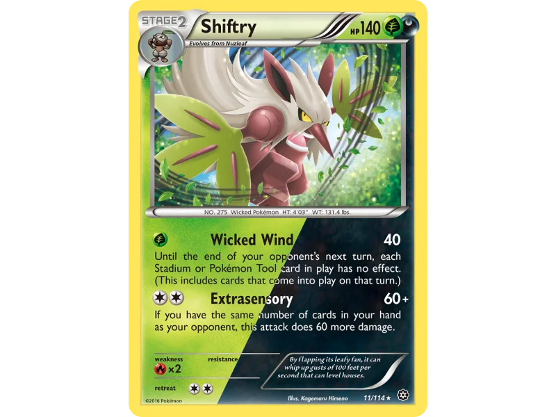 Shiftry (Reverse Holo)