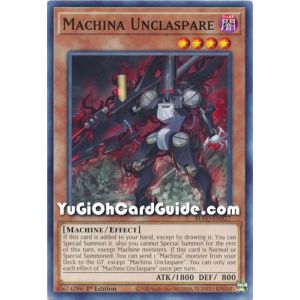 Machina Unclaspare