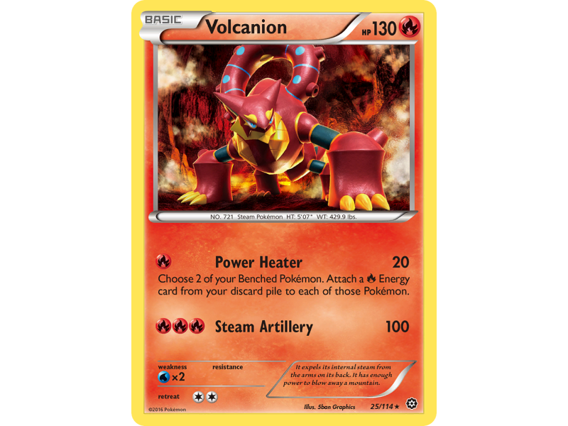 Volcanion (Reverse Holo)