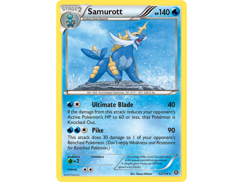 Samurott (Reverse Holo)