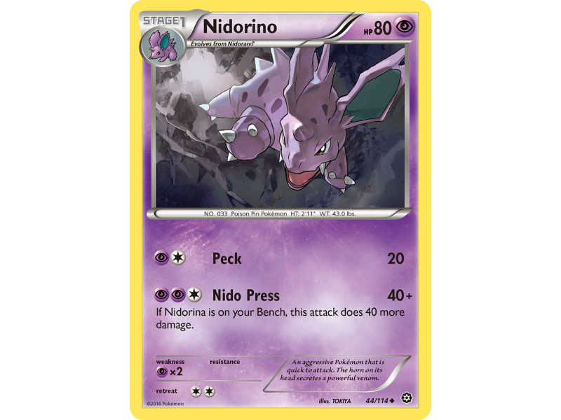 Nidorino (Reverse Holo)