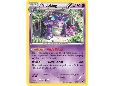 Nidoking (Reverse Holo)