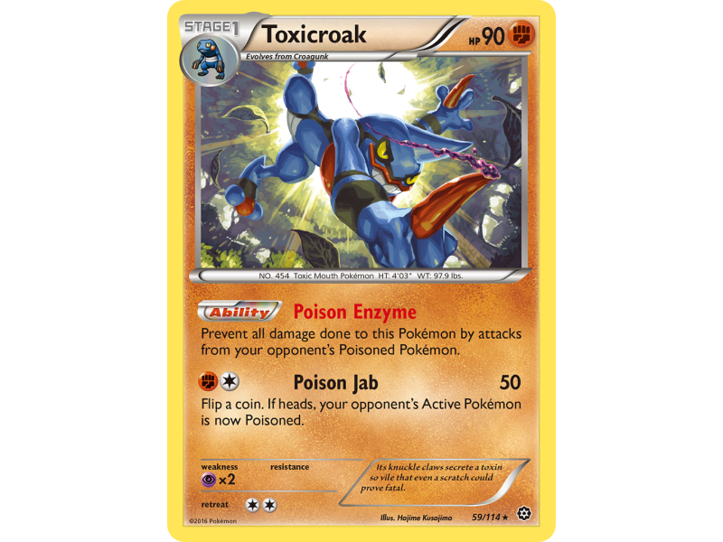 Toxicroak (Reverse Holo)