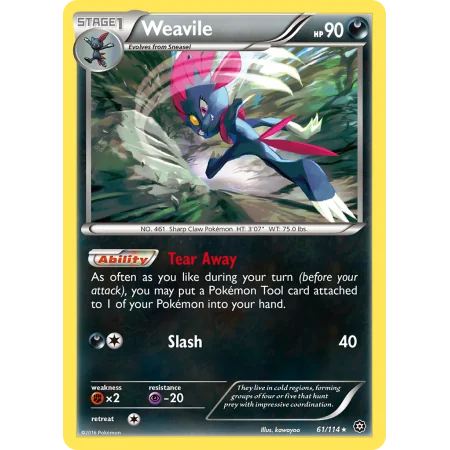 Weavile (Reverse Holo)