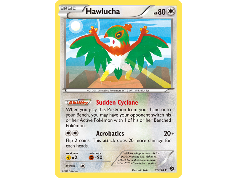 Hawlucha (Reverse Holo)