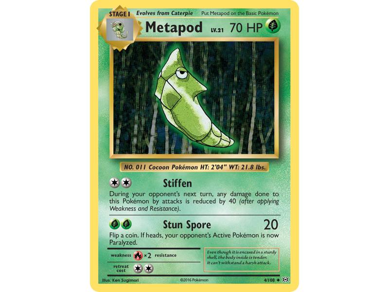 Metapod (Reverse Holo)