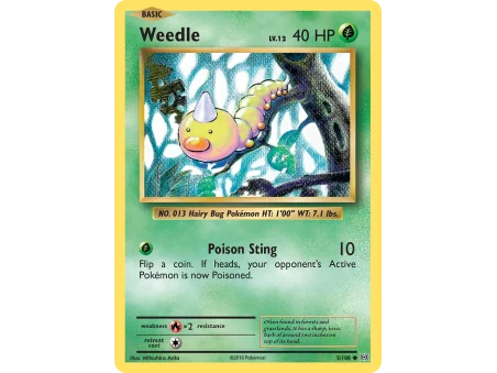 Weedle (Reverse Holo)