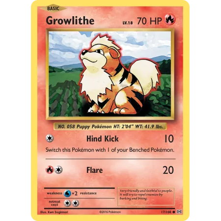 Growlithe (Reverse Holo)
