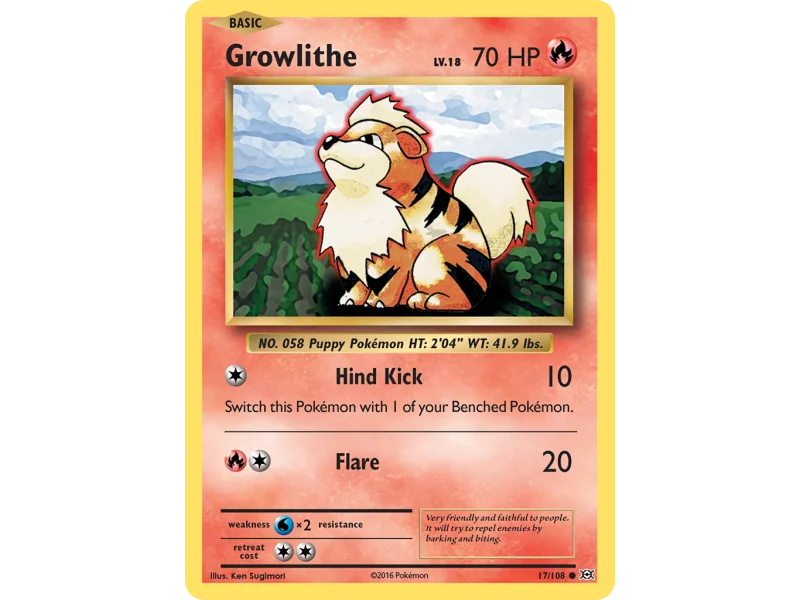 Growlithe (Reverse Holo)