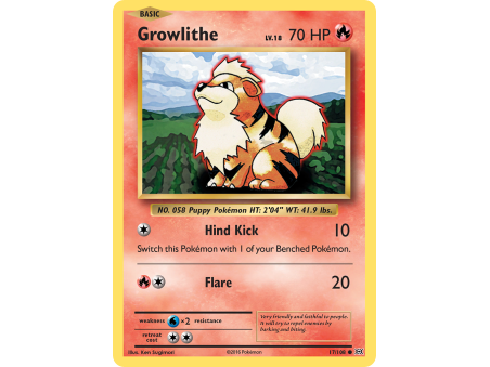 Growlithe (Reverse Holo)