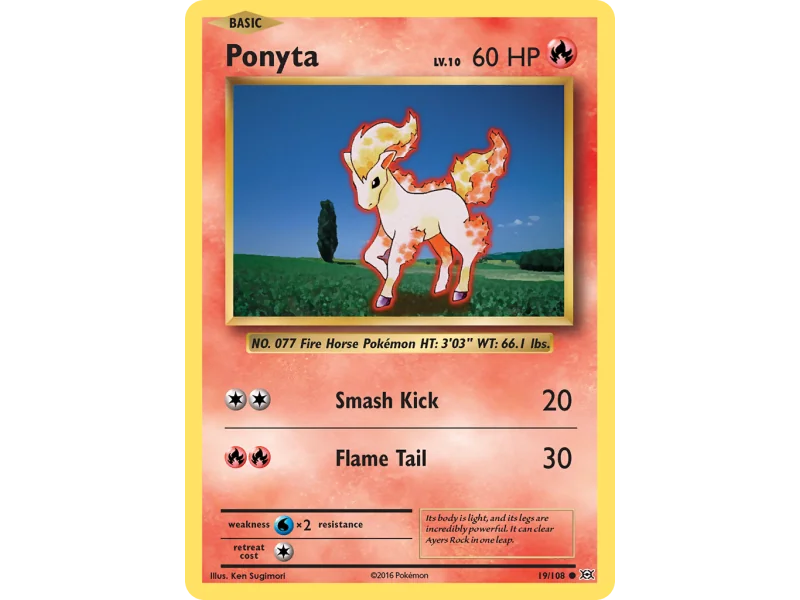 Ponyta (Reverse Holo)