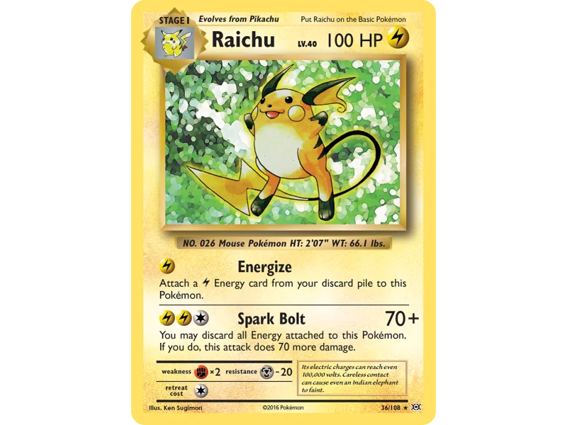 Raichu (Reverse Holo)