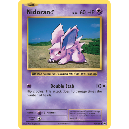 Nidoran ♂ (Reverse Holo)