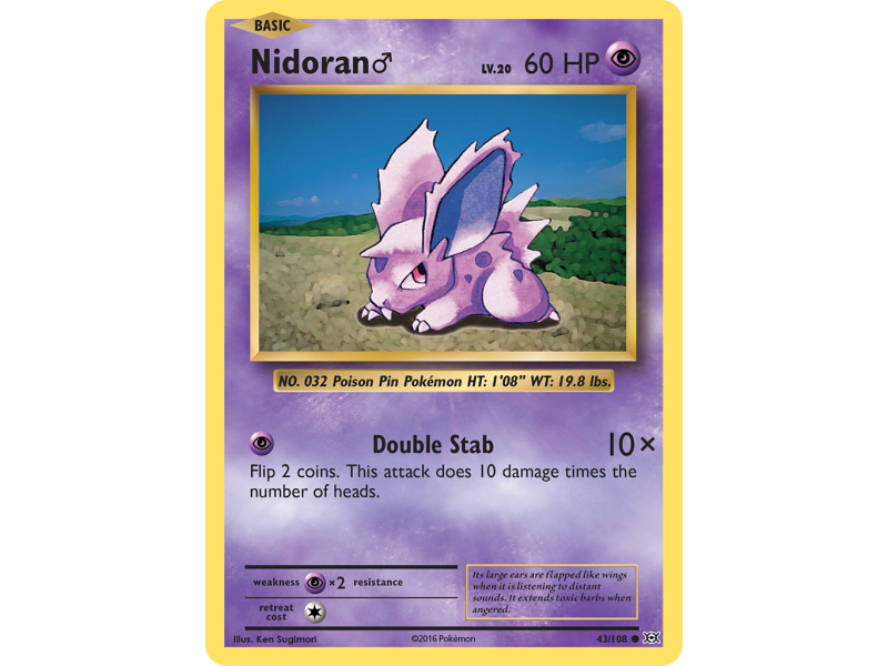 Nidoran ♂ (Reverse Holo)
