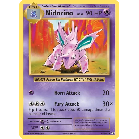 Nidorino (Reverse Holo)