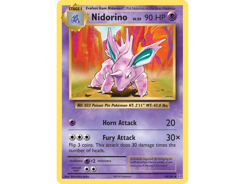 Nidorino (Reverse Holo)