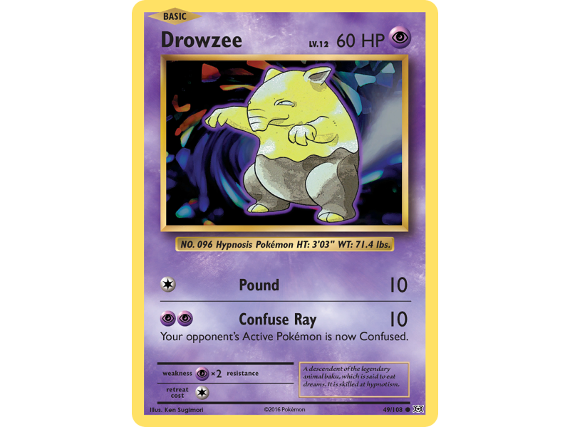 Drowzee (Reverse Holo)