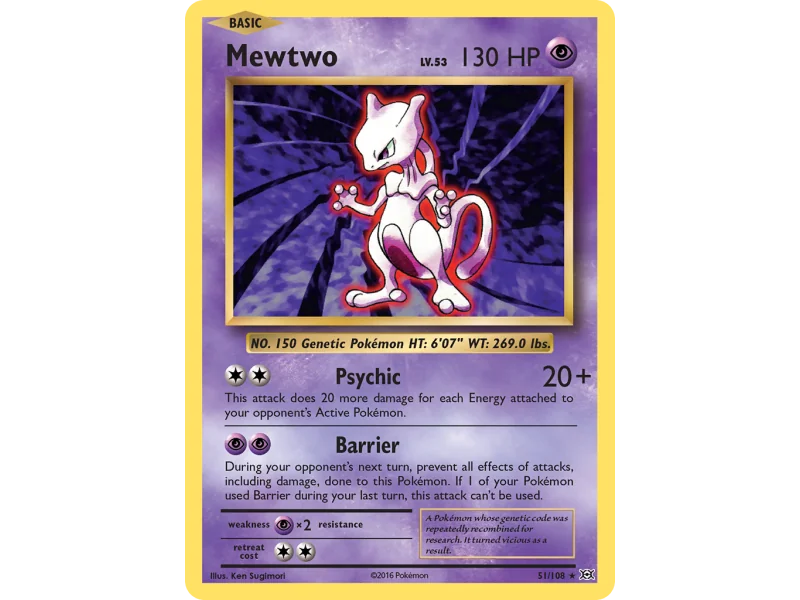 Mewtwo (Reverse Holo)