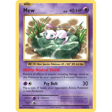 Mew (Reverse Holo)