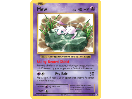 Mew (Reverse Holo)