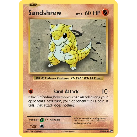 Sandshrew (Reverse Holo)
