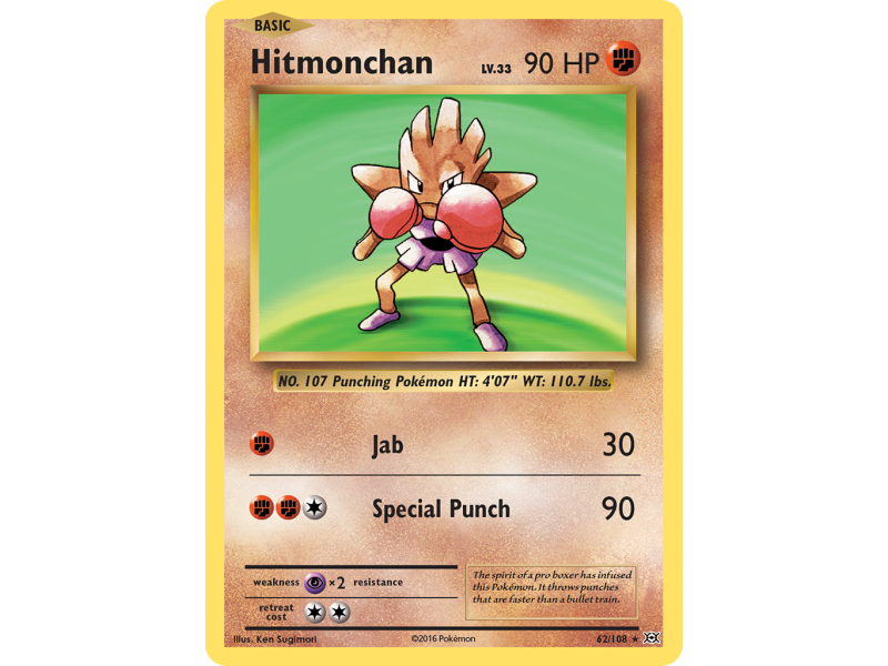 Hitmonchan (Reverse Holo)