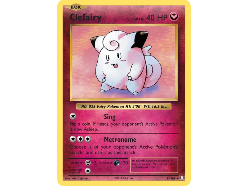 Clefairy (Reverse Holo)