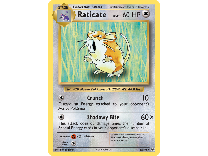 Raticate (Reverse Holo)