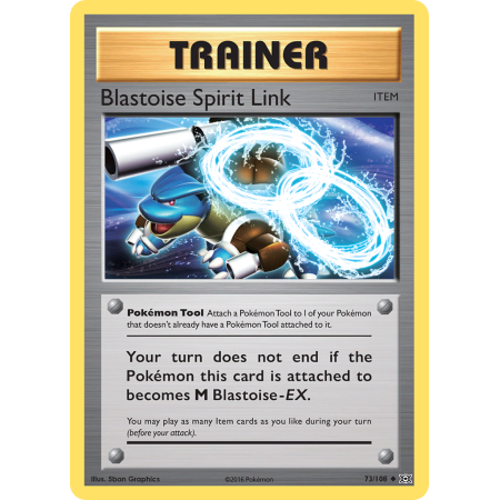 Blastoise Spirit Link (Reverse Holo)