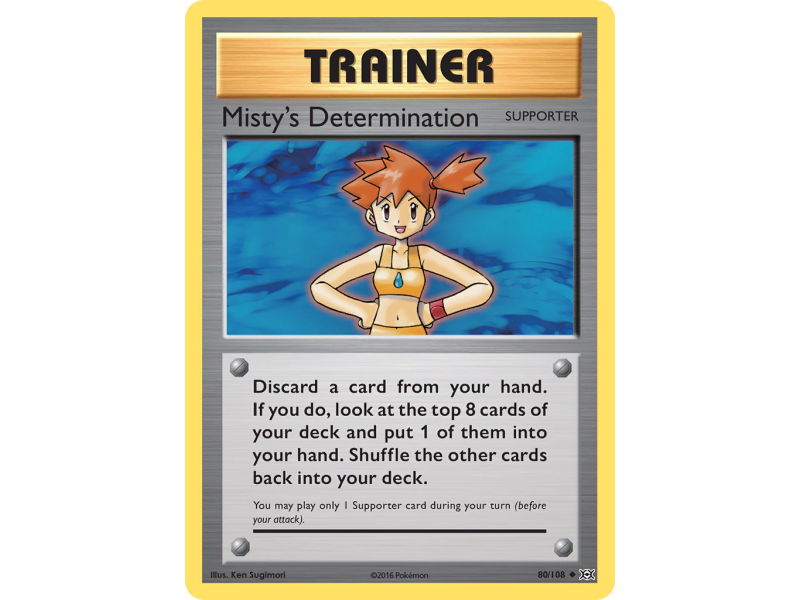Misty's Determination (Reverse Holo)