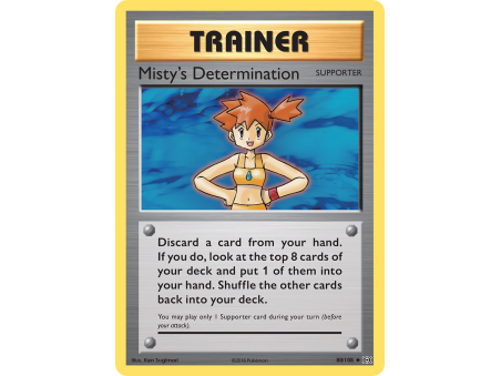 Misty's Determination (Reverse Holo)