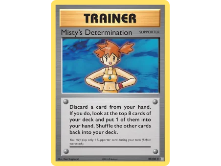 Misty's Determination (Reverse Holo)