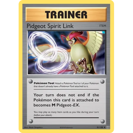 Pidgeot Spirit Link (Reverse Holo)